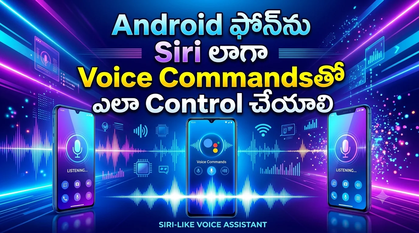Android ఫోన్‌ను Siri లాగా Voice Commands‌తో ఎలా Control చేయాలి?