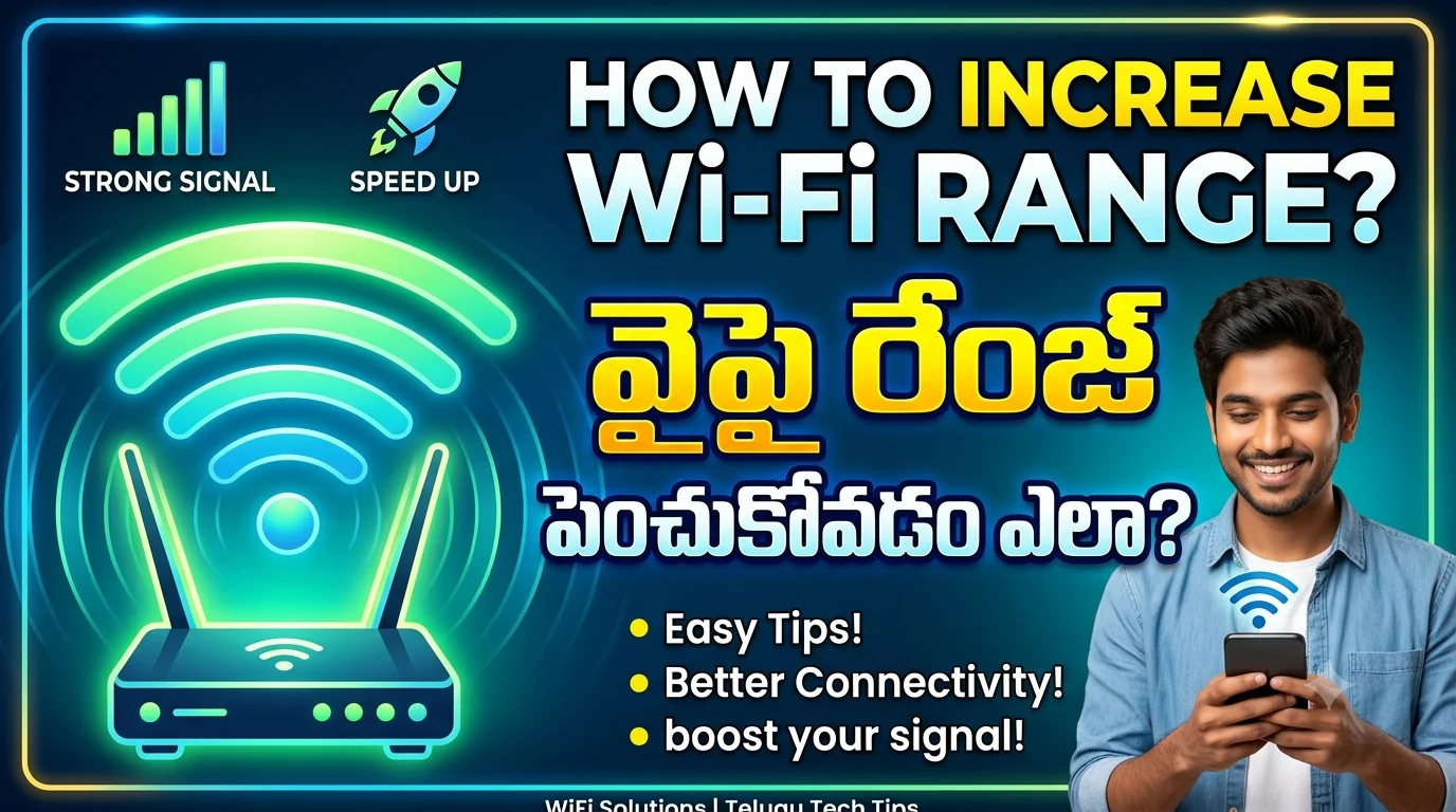 Wi-Fi Range పెంచుకోవడం ఎలా?